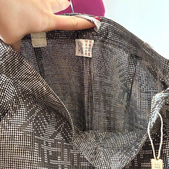 SPORTMAX Gray Pencil Vintage Skirt Midi Lenght sz 6 - Picture 9 of 15